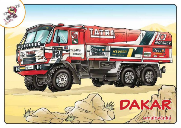Omalovánky - Dakar