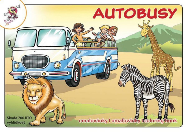 Omalovánky - Autobusy