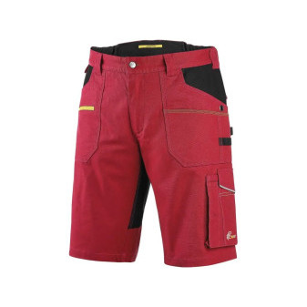 Kraťasy CXS STRETCH, pánské, červeno-černé, vel. 56