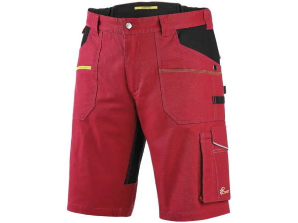 Kraťasy CXS STRETCH, pánské, červeno-černé, vel. 56