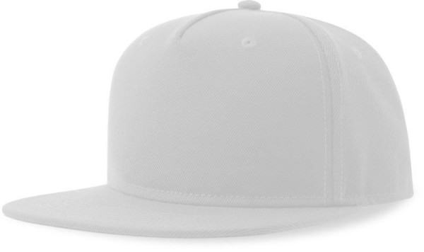 Čepice kšiltovka Snapback, ATLANTIS Snap Five-S, bílá