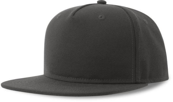 Čepice kšiltovka Snapback, ATLANTIS Snap Five-S, tmavě šedá