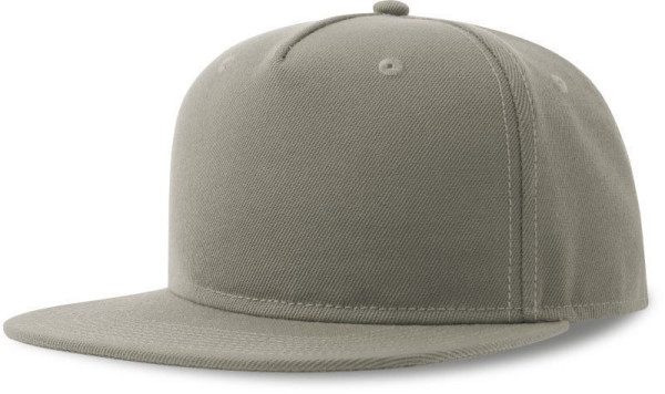 Čepice kšiltovka Snapback, ATLANTIS Snap Five-S, světle šedá