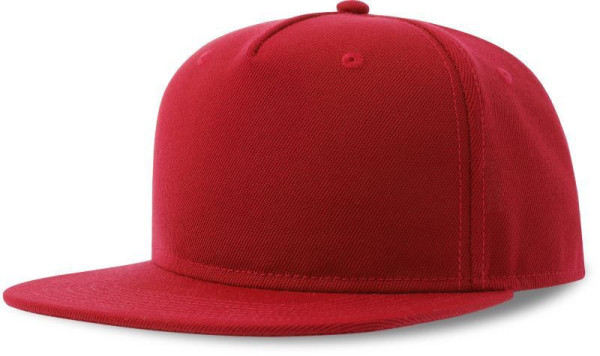 Čepice kšiltovka Snapback, ATLANTIS Snap Five-S, červená