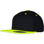Čepice kšiltovka Snapback, FLEXFIT Yupoong baseballová, žluto-černá
