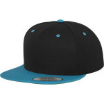 Čepice kšiltovka Snapback, FLEXFIT Yupoong baseballová, modro-černá