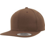 Čepice kšiltovka Snapback, FLEXFIT Yupoong baseballová, světle hnědá