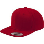 Čepice kšiltovka Snapback, FLEXFIT Yupoong baseballová, červená