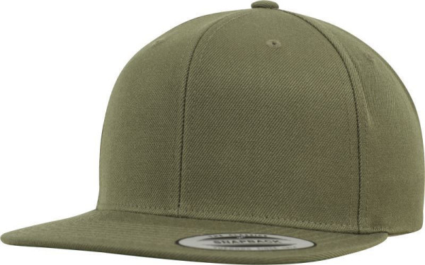 Čepice kšiltovka Snapback, FLEXFIT Yupoong baseballová, kaštanová