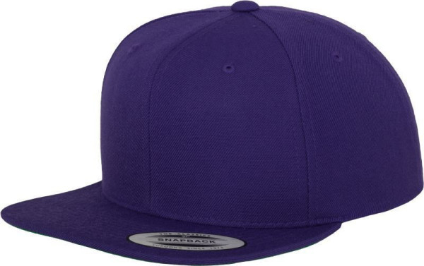 Čepice kšiltovka Snapback, FLEXFIT Yupoong baseballová, fialová