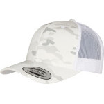 Čepice kšiltovka FLEXFIT Yupoong, Multicam, síťkovaná, maskáčovo bílá
