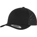 Čepice kšiltovka FLEXFIT Yupoong, Trucker, síťkovaná, černá