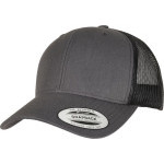 Čepice kšiltovka FLEXFIT Yupoong, Trucker, síťkovaná, šedo-černá