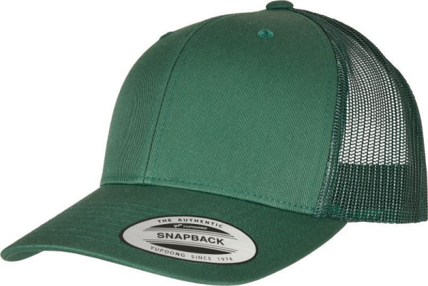 Čepice kšiltovka FLEXFIT Yupoong, Trucker, síťkovaná, jehličnanově zelená