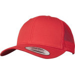 Čepice kšiltovka FLEXFIT Yupoong, Trucker, síťkovaná, červená