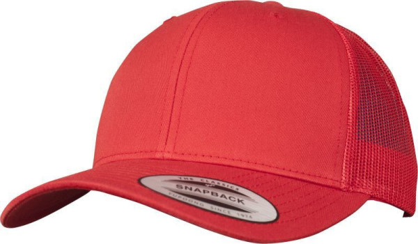 Čepice kšiltovka FLEXFIT Yupoong, Trucker, síťkovaná, červená