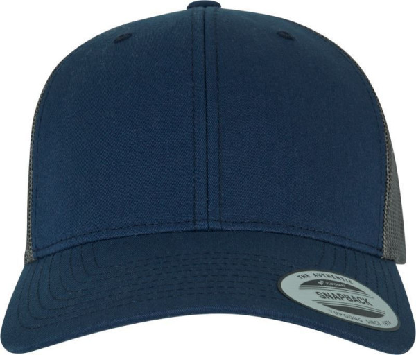 Čepice kšiltovka FLEXFIT Yupoong, Trucker, síťkovaná, námořní modrá-šedá