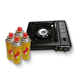 Vařič plynový 605243 a 4 ks plynových kartuší 400ml 606149