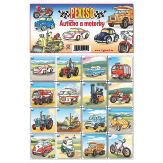 Pexeso - Auta a motorky