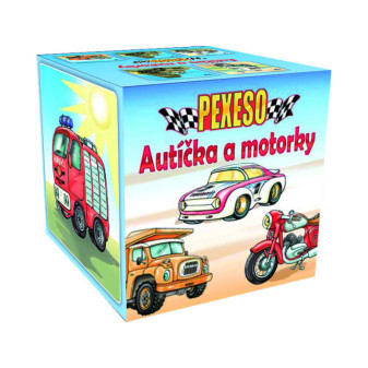 Pexeso BOX - Autíčka a motorky