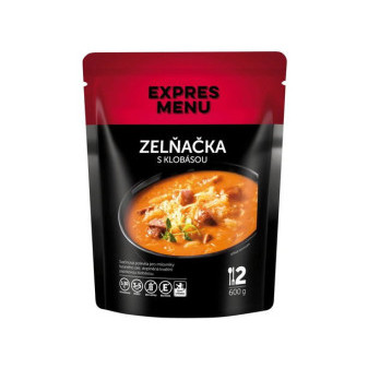 Expres Menu Zelňačka s klobásou - 2 porce - 600g
