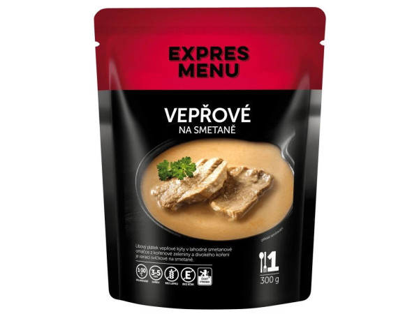 Expres Menu Vepřové na smetaně - 1 porce - 300g