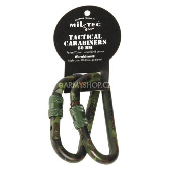 Karabina Tactical 80mm maskovaná, pár