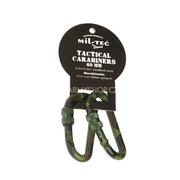 Karabina Tactical 60mm maskovaná, pár