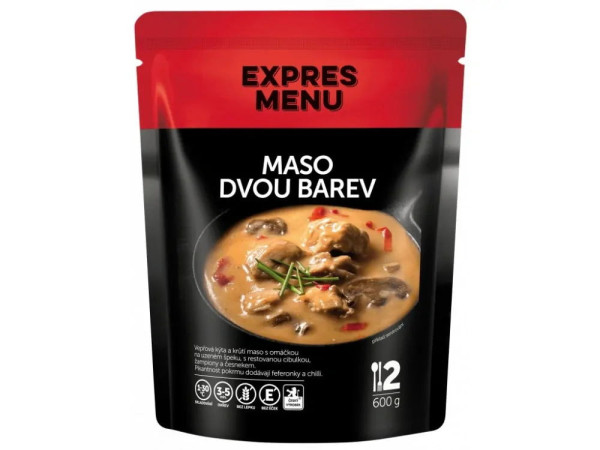 Expres Menu Maso dvou barev - 2 porce - 600g