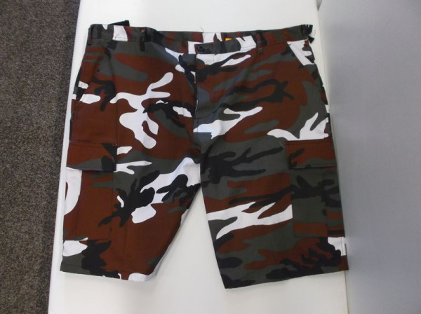 Kraťasy-bermudy BDU - red camo