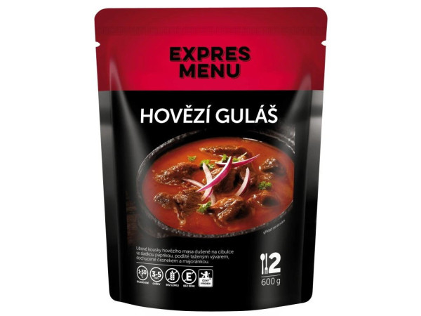 Expres Menu Hovězí guláš - 2 porce - 600g