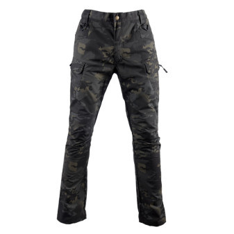 Kalhoty maskáčové, taktické, multicam black, 182, Smilodon