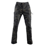 Kalhoty maskáčové, taktické, multicam black, M, Smilodon