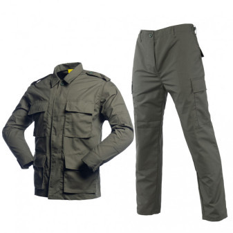 Souprava maskáčová s bundou s límečkem (BDU), army zelená, XL, Smilodon