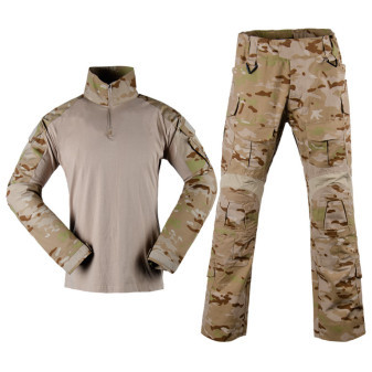 Souprava kalhoty, mikina, woodland khaki, L, Smilodon