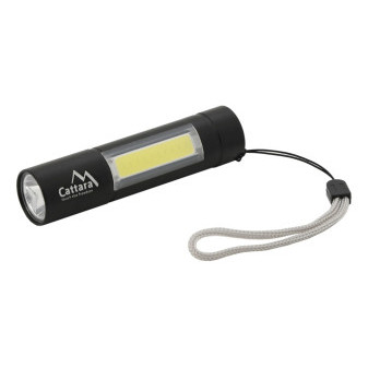 Svítilna kapesní LED 120lm ZOOM nabíjecí černá