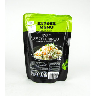Jídlo trvanlivé- Rýže se zeleninou - 2 porce - 400g