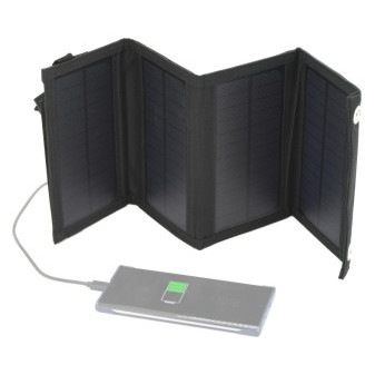 Nabíječka solární rozkládací 10W 44x16,5cm, USB kabel (není součástí balení)