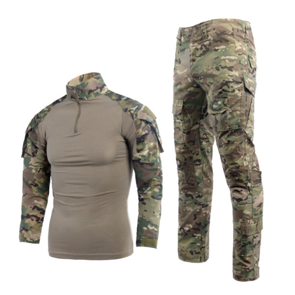 Souprava taktická maskáčová, kalhoty, mikina, multicam, M, Smilodon