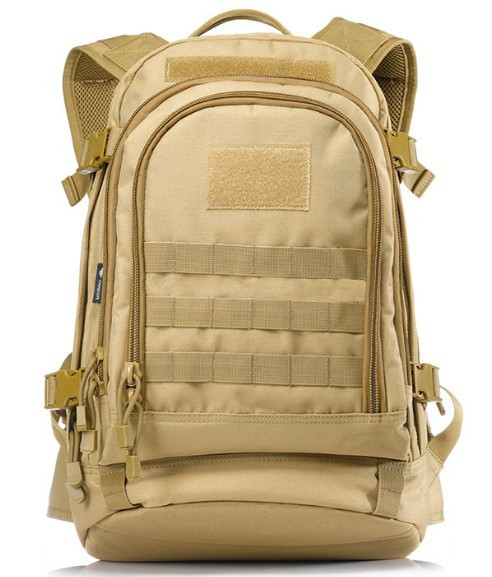 Batoh, khaki, 33x18x47cm, objem 45L, Smilodon