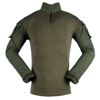 Mikina maskáčová taktická, dlouhý rukáv, army zelená, XL, Smilodon