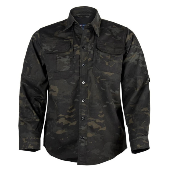 Blůza maskáčová multicam black, L, Smilodon