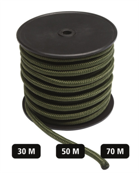 Šňůra COMMANDO-SEIL OLIV 5mm (70m role)