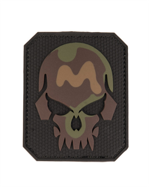 Nášivka 3D SKULL PVC M.KLETT LG TARN, 8*6.5cm