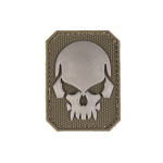 Nášivka 3D SKULL PVC M.KLETT SM, 5.5*4cm