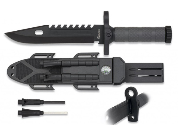 Nůž ALBAINOX Survival s vybavením 32537