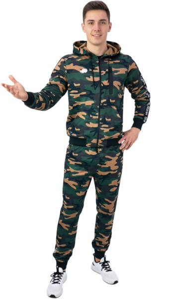 Tepláková souprava SMILODON maskáčová polyester, XXL