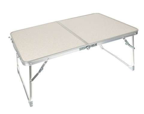 Stůl kempingový skládací 60 cm béžový Trizand