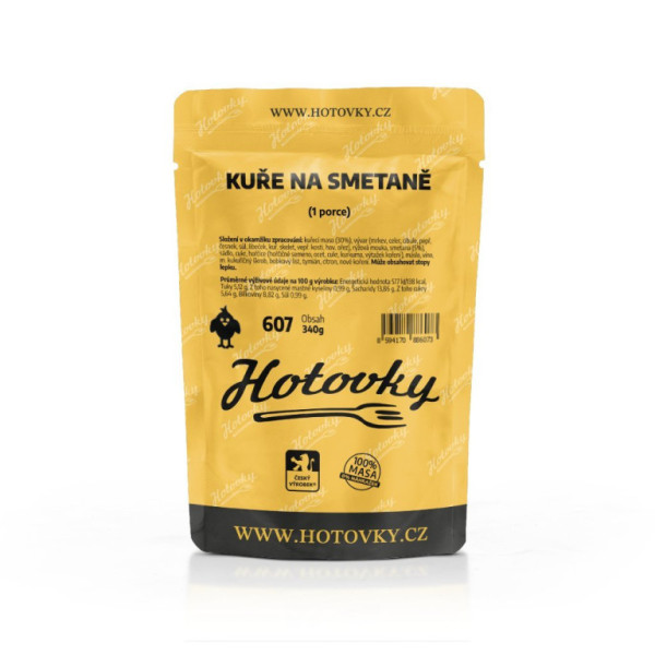 Hotovky Kuře na smetaně - 1 porce - 340g