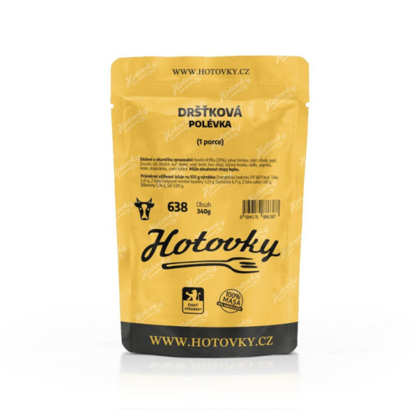 Hotovky Dršťková polévka - 1 porce - 340 g